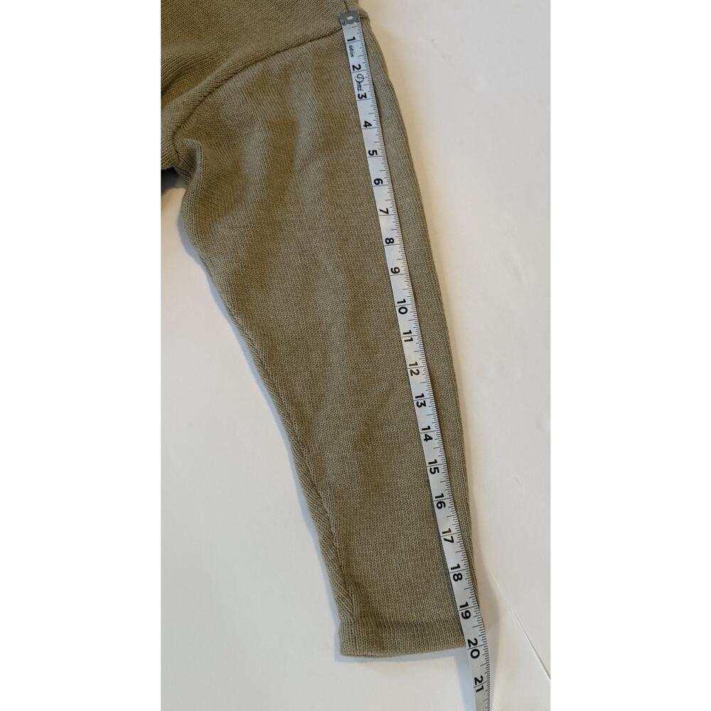 Peruvian Connection Maxi Dress Women’s Small Tan 100% Cotton Heavy Knit Cozy EUC - Picture 10 of 11
